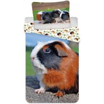 Copripiumino Guinea Pig Cotone Nero Comfort