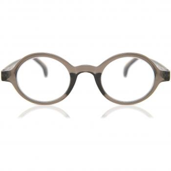 Croon Churchill Grey Transparent Men's Eyeglasses, Frame Only, Blue Light Block, +2.50