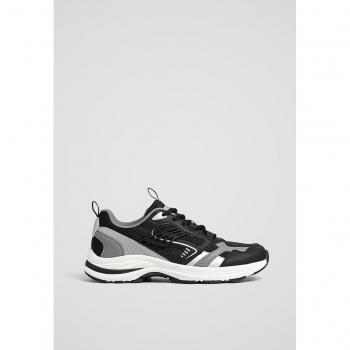 Stradivarius Black Textile Strap Shoes 7