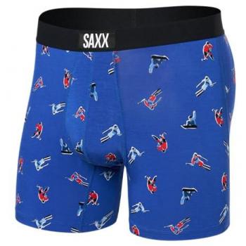 Boxer Saxx Vibe Super Morbido Blu Sportivo Taglia L
