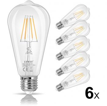 470LM E27 Vintage LED Filament Pack