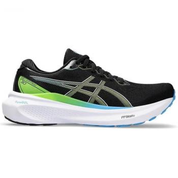 ASICS Herren Laufschuhe Gel-Kayano™ 30 BLACK/ELECTRIC LIME schwarz | 42