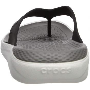 Crocs Unisex-Erwachsene Literide Flip Zehentrenner, Black/Smoke, 36/37 EU