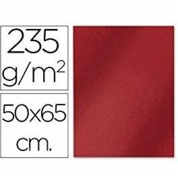 Cartolina 50x65 cm Metalizada 235 gr Vermelha