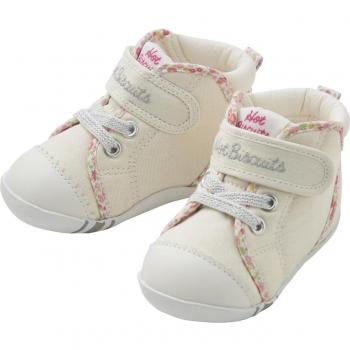 Kids White 12cm MIKIHOUSE Biscuit First Baby Shoes Hot Boys & Girls