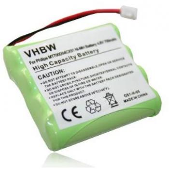 Vhbw NiMH Akku 700mAh für Philips Babyfon SCD468, SCD481, SCD486