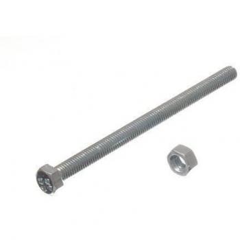 Premium HEX Bolt Set Screw Bundle, 4.8 Grade Steel, M5 X 75MM + Nuts BZP (Pack of 200)