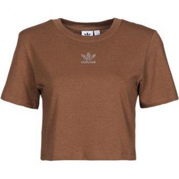 Adidas Damen T-Shirt im Cropped-Design