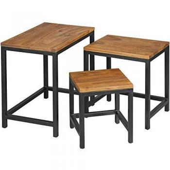 KADIMA DESIGN Metallbeine Beistelltisch Set