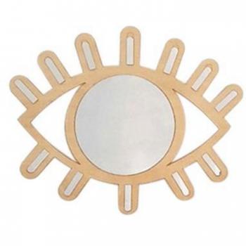 Adhesive Eye-Shaped Wall Mirror
