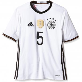 Adidas Kinder‑Trikot DFB Heim „Youth Hummels“ – Weiß, 152, Code B74825