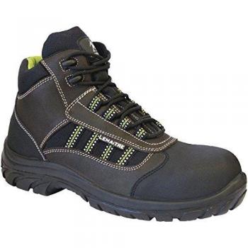 Lemaitre Stivali Sicurezza Danube 39 Nero Marrone Inserto Pelle/Tessuto S3 EN ISO 20345