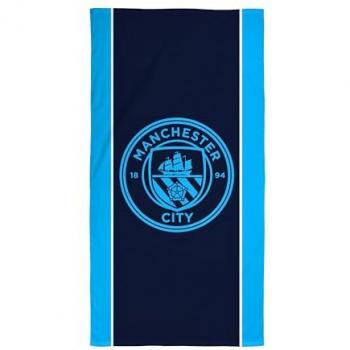 Serviette Manchester City FC avec badge 100% coton