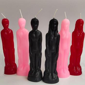 Human Figure Candles for Home Decoration