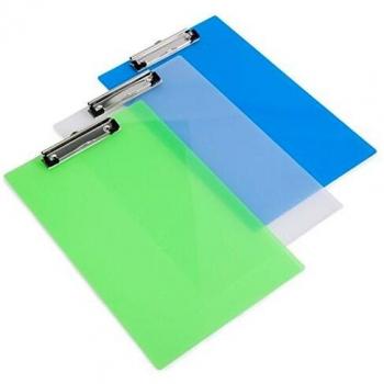 Rapesco Frosted Transparent Clipboard A4 Assorted Pack of 10