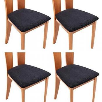 Housse de chaise TIANSHU spandex amovible 4 pièces