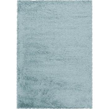 Tapis Shaggy Uni B Ø80cm Bleu