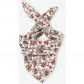 VERTBAUDET Floral Design Baby Girl Scarf – Creamy Ecru (TU)
