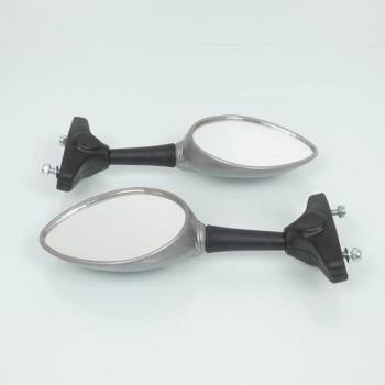 Paires de Rétroviseurs Mad Araknoid Gris Moto Certifiés