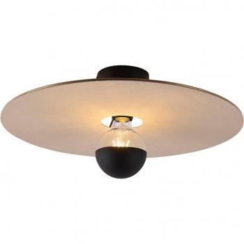 Taupe Deckenlampe Combi, E27, Textil, 1-flammig, modern