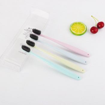 Conjunto de Cepillos de Dientes de Bambú Suave para Adultos