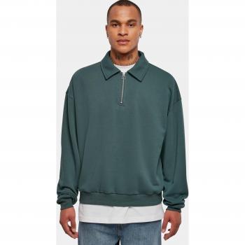 Felpa Green Urbano Classic Zip Parziale Collo Shirt M