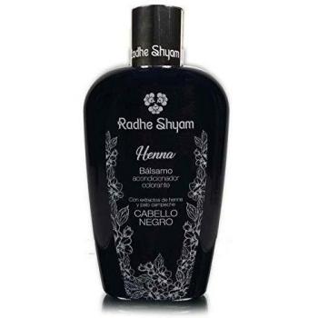 Bálsamo Acondicionador Colorante Cabello Negro 250ml Radhe Shyam