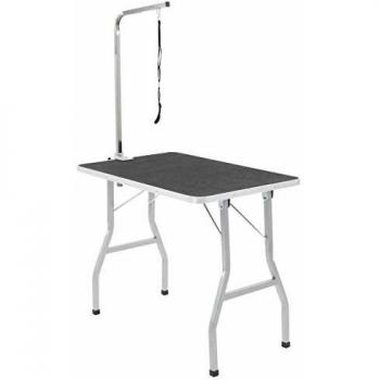 VidaXL Tavolo di Toelettatura Animale Domestico per Cani e Gatti con 1 Guinzaglio Regolabile