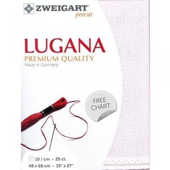 Zweigart Luganá Col 443 – Corte Precise, Borde de Tela 48x53/68