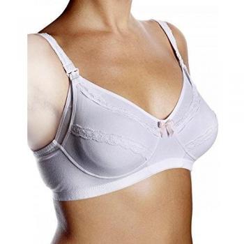 Chicco Reggiseno Postparto Allattamento, Donna, Bianco, 5D, pacco da 1
