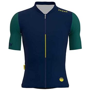 Sleek Navy‑Green Performance Jersey