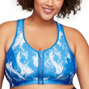 AquaFit Zip-Up Sports Bra