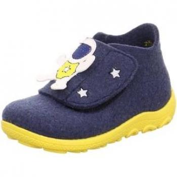 Pantofole superfit blu scuro/giallo (felice)