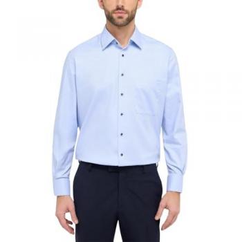 Eterna Comfort Fit Langarmhemd – Non-Iron, hellblau, Größe 44