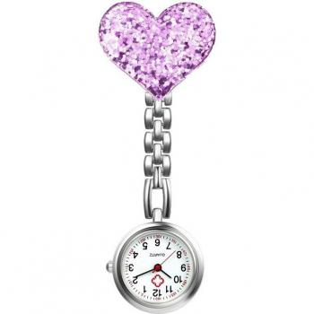 Alloy Chain Colorful Heart Smile Star Pocket Watches