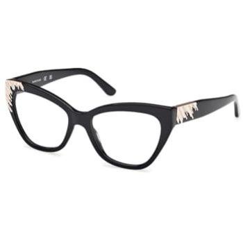 Acetate Black Squared Eyewear – Guess 53 mm