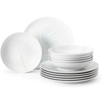 Seltmann Weiden Tafelservice Geschirr-Set, 12 Teile, Liberty Mediterranean