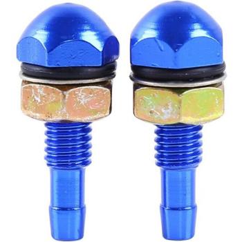 2pcs Aluminum Alloy Windshield Washer Nozzle for Cars Red