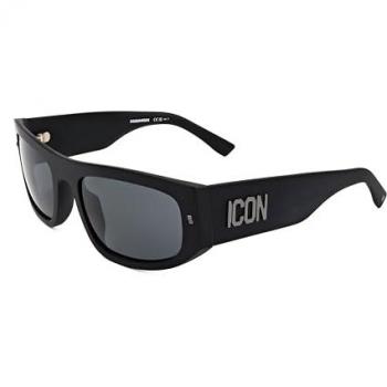 Dsquared2 Men’s 57 mm Black ICON 0016/003 IR Acetate Shades