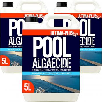 Rapid‑Clear 15L Hot Tub Algaecide in White Packaging