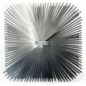 Nettoyeur carré acier 250 mm × 250 mm – Conduits de fumée