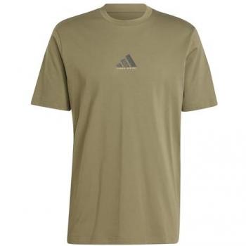 Adidas Herren T-Shirt 2XL, Olive-Strata-Farbton, Fotoprinz