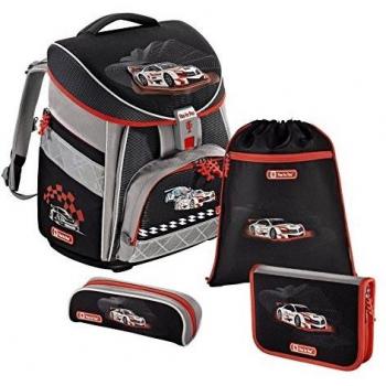 Komfort‑Ranzen Racer 4‑teilig, Schritt für Schritt, Auto