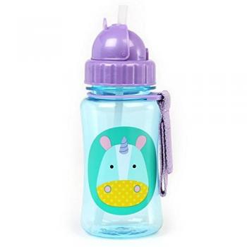 Skip Hop Zoo Bottiglia con Paglia, 23 oz, Multicolore