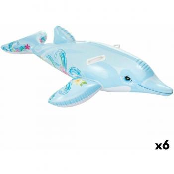 Figura Inflable de Delfín para Piscina Intex 175 x 38 x 66 cm (6 Unidades)