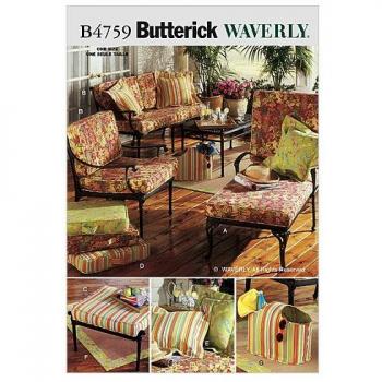 B4759 Butterick Outdoor Living Fabric – White