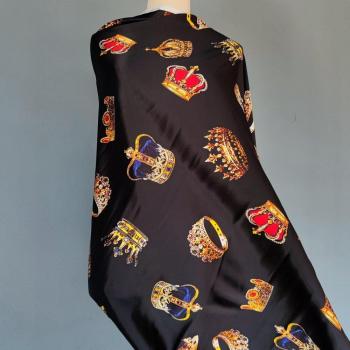 Tela de seda multicolor para vestidos