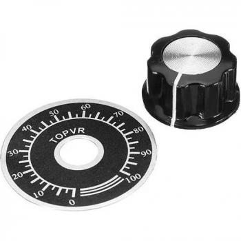 5 uds MF-A01/A02/A03/04/A05 perilla potenciómetro baquelita 0-100 esfera