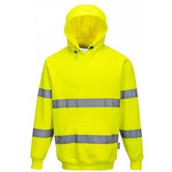 Hoodie homme Portwest B304 jaune fluo