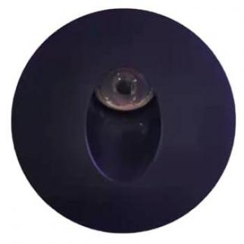 Baliza Exterior LED 1 W, Forma Circular – Negro Adam